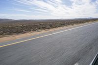 Clear Sky in South Africa: Endless Road Through African Landscape