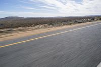 Clear Sky in South Africa: Endless Road Through African Landscape