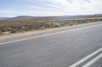 Clear Sky in South Africa: Endless Road Through African Landscape