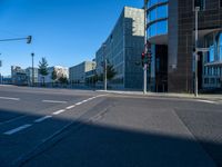 Clear Sky Over Berlin: A City Street