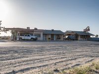 Clear Sky in California: Asphalt Roads and Landscapes