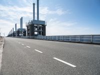 Clear Sky over Coastal Landscape in Holland