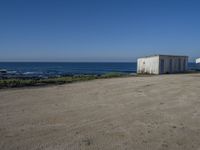 Clear Sky over Coastal Landscape in Portugal