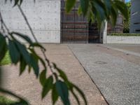 Clear Sky and Concrete Wall in Urban Space