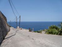 Clear Sky Day in Mallorca: Traveling on a Coastal Road