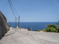 Clear Sky Day in Mallorca: Traveling on a Coastal Road