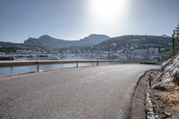 Clear Sky Day in Mallorca: Jetty Overlooking the Ocean