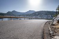 Clear Sky Day in Mallorca: Jetty Overlooking the Ocean