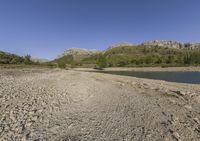 Clear Sky Day: Mountain Landscape in Mallorca