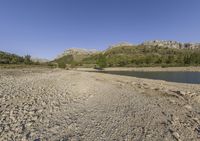 Clear Sky Day: Mountain Landscape in Mallorca