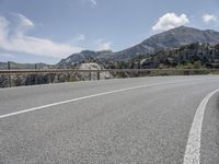 Clear Sky Day: Mountain Landscape in Spain