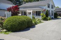 Clear Sky Day: Real Estate Property with House and Garden