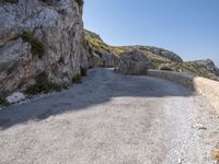 Clear Sky Day: Spain's Mountain Landscape