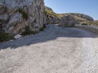 Clear Sky Day: Spain's Mountain Landscape