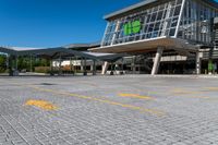 Clear Sky day in Toronto, Canada - Open Space Parking Garage on Paver Road