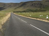 Clear Sky in Europe: Endless Road on an Island