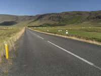 Clear Sky in Europe: Endless Road on an Island