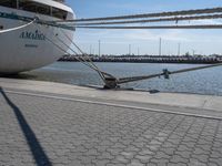 Clear Sky in Germany: Pier with a View of the Lake