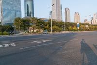 Clear Sky Over Guangzhou City, China