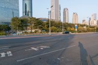 Clear Sky Over Guangzhou City, China