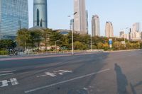 Clear Sky Over Guangzhou City, China