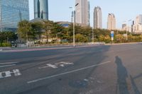 Clear Sky Over Guangzhou City, China