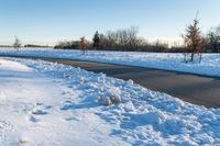 Clear Sky High Elevated Road in Canada