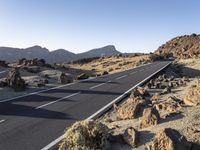 Clear Sky on Tenerife's Highway Road in Europe