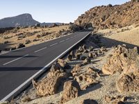 Clear Sky on Tenerife's Highway Road in Europe