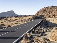 Clear Sky on Tenerife's Highway Road in Europe