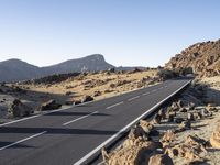 Clear Sky on Tenerife's Highway Road in Europe