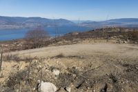 Clear Sky Hillside in British Columbia, Canada