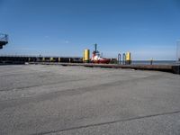 Clear Sky on the Horizon: Bremen Harbor