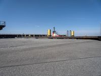 Clear Sky on the Horizon: Bremen Harbor