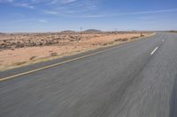 Clear Sky Landscape in Africa: Endless Road Ahead