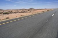 Clear Sky Landscape in Africa: Endless Road Ahead