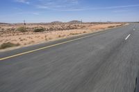 Clear Sky Landscape in Africa: Endless Road Ahead