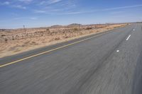 Clear Sky Landscape in Africa: Endless Road Ahead