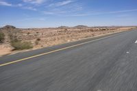 Clear Sky Landscape in Africa: Endless Road Ahead