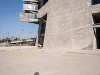 Clear Sky Over Los Angeles Office Buildings