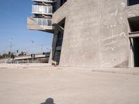Clear Sky Over Los Angeles Office Buildings