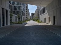 Clear Sky and Modern Architecture in Berlin