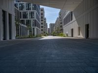 Clear Sky and Modern Architecture in Berlin