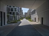 Clear Sky and Modern Architecture in Berlin