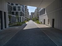 Clear Sky and Modern Architecture in Berlin