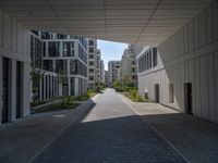 Clear Sky and Modern Architecture in Berlin