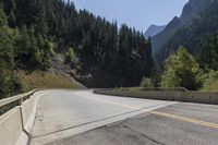 Clear Sky Mountain Landscape in British Columbia