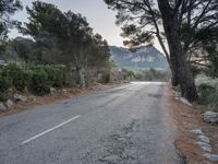 Clear Sky Mountain Landscape in Mallorca, Balearic Islands