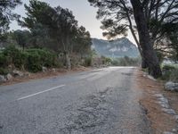 Clear Sky Mountain Landscape in Mallorca, Balearic Islands