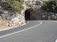 Clear Sky Mountain Pass in Mallorca, Spain